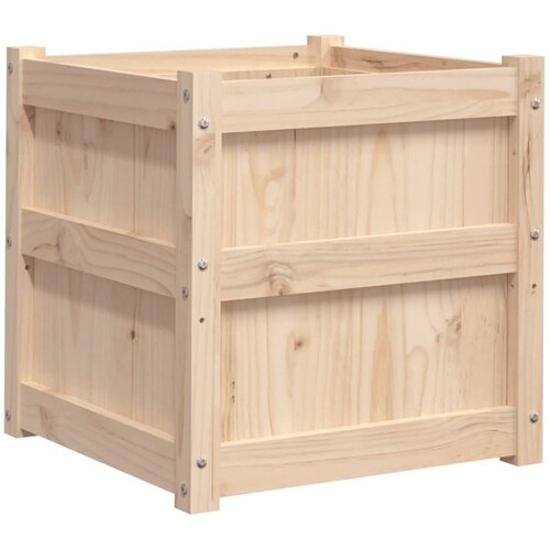  Vrtna sadilica 50 x 50 x 50 cm od masivne borovine Slike