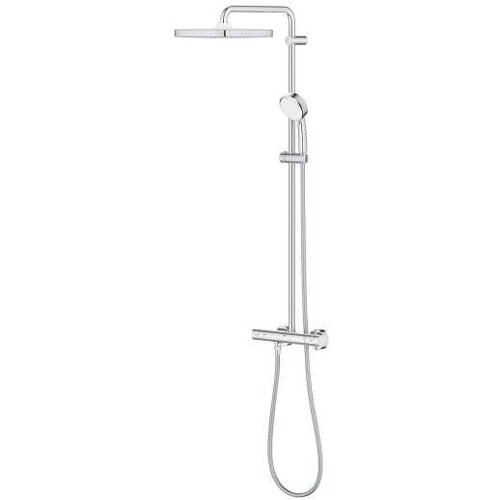 Grohe USPONSKI TUS TEMPESTA CUBE CHROME SA TERMOSTATSKOM BATERIJOM,RUZOM I TUS RUCICOM 26689000 Cene