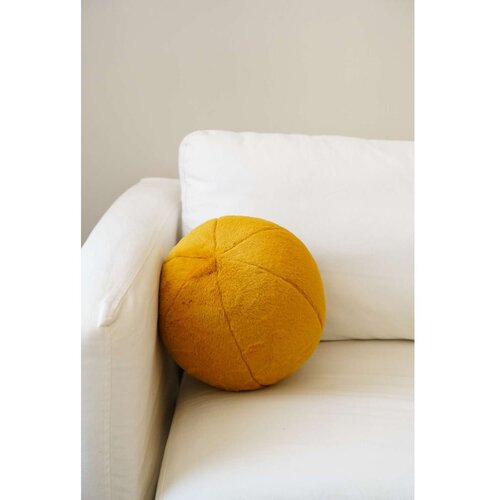 Mioli Decor Ukrasni jastuk Pelus Top, 25x25x25 cm, Žuti Slike