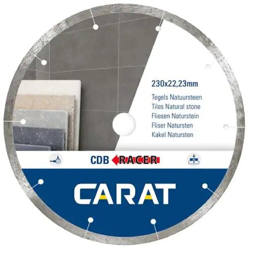 Carat dijamantska rezna ploča za pločice/prirodni kamen CDB Racer Premium 230x22.23mm hCDBM230300 Slike