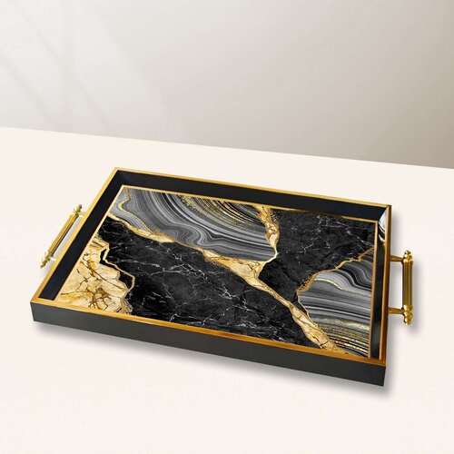 Aberto Design poslužavnik TPA10010 50 x 29 x 3,5 cm, &scaron;areni Cijene