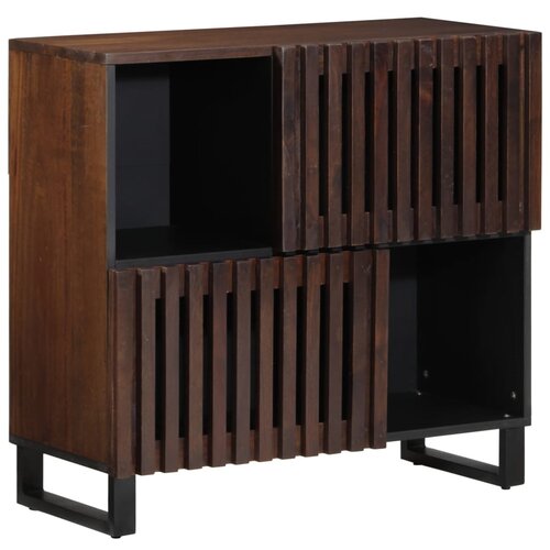 vidaXL Komoda rjava 80x34x75 cm trden mangov les Cene