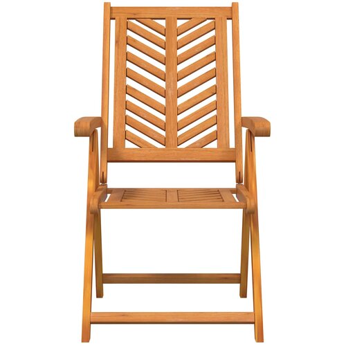  Vrtna stolica 4 pcs Smeđa 57 x 72 x 109 cm Čvrsto drvo akacije Slike