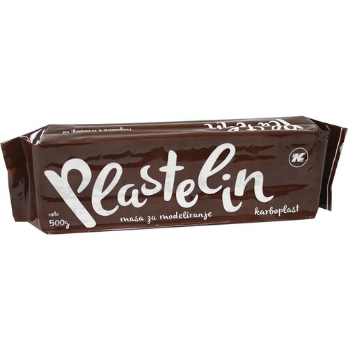 Karbon Plastelin rjav, 500 g Cene