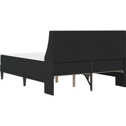  Okvir kreveta s madracem Zidne s uzglavljem 2 pcs Crna Bar&amp;scaron;un - Crna 140 x 200 cm Slike