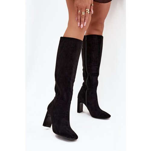 Boto Women&amp;#039;s Heeled Insulated Boots Black Zamira Slike