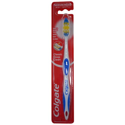 Colgate Četkica za zube Clasic deep clean medium plava Slike