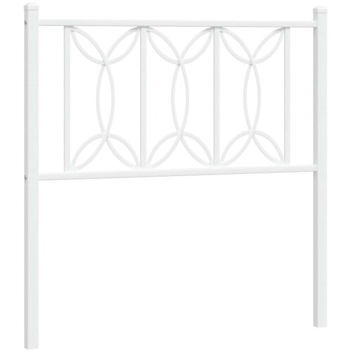  Metalno zamjensko uzglavlje bijelo 75 cm Slike