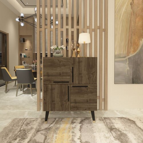 Woody Fashion Makro - Walnut Walnut Console Cene