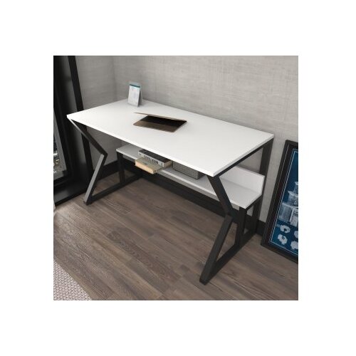 Hanah home wake - black, white blackwhite study desk Cene