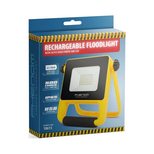 Phenom LED delovni reflektor polnilni - USB 10W 500lm 2200 mAh IP65 Slike