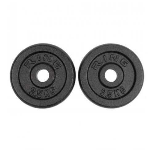 Ring utezi od lijevanog željeza 2x2,5 kg, Ø30 mm - RX PLO1-2.5 Cene