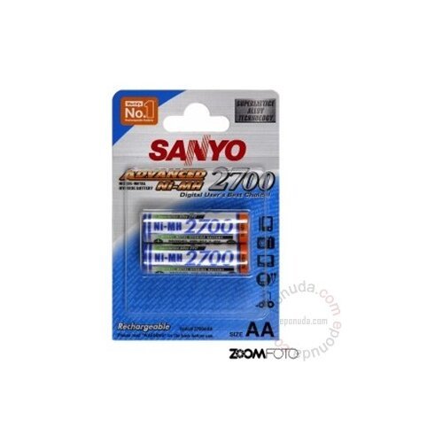Sanyo HR-3U-2BP 2700 mAh baterija Slike