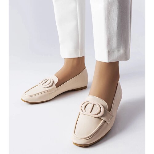 Gemre Beige loafers with buckle Poissonnier Cijene