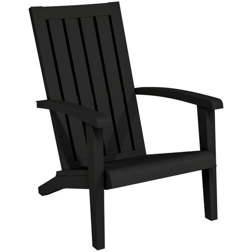 Maison Chic Vrtni Stoli - Stol za vrt Adirondack črn polipropilen JS565, (21877651) Cene