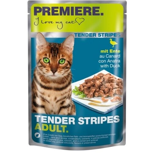 Premiere Cat Tender Stripes patka 85 g vrećica Cijene