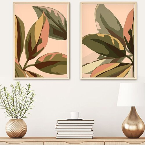 Wallity Uramljena slika Huhu23, 30x40 cm , 2 dijela Cijene