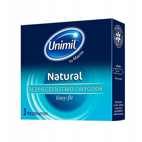 Unimil Natural+ Lateksni kondomi, 3 kosi, (22071273) Slike