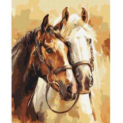  Slika za samostalno slikanje - Noble horses 40x50 Cene