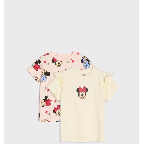Sinsay Pamučna majica s printom 2 pack Minnie Mouse Cene