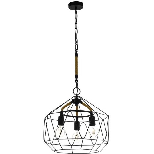 Mitea Lighting Luster crni 3xE27 Max.60W/220V M426 (3) Cene