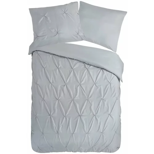 Good Morning Siva posteljina za krevet za jednu osobu/za produženi krevet od mikrovlakana 140x220 cm Pure Elegance –