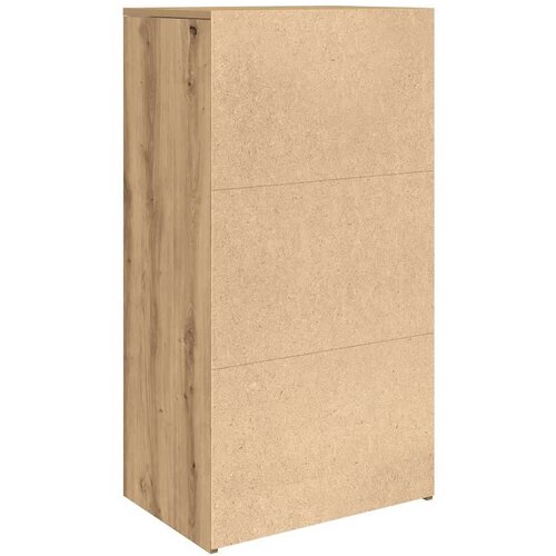 VidaXL Komoda s 6 predali artisan hrast 50x34x96 cm iverna plo&amp;scaron;ča Slike
