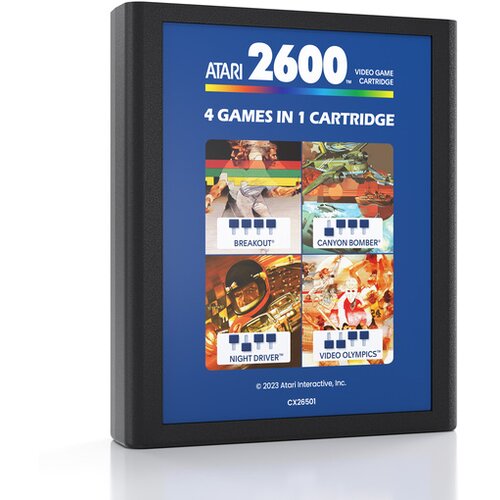 Atari twin paddle controller pack + 4-in-1 cartridge Cene