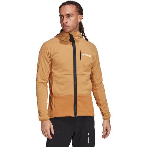 Adidas Muška jakna Terrex Zupahike Hooded Fleece Jacket - BRAON Slike