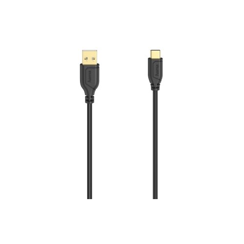 Hama "FLEXI-SLIM" USB-C KABEL, USB 2.0, 480 MBIT/S, CRNI, 0,75 M Cene