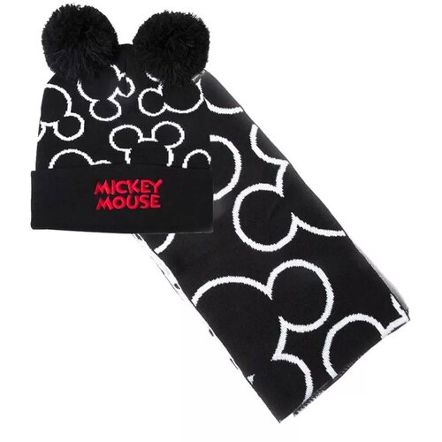 Difuzed Mickey Mouse - Mickey Silhouette Giftset (Beanie & Scarf) Slike