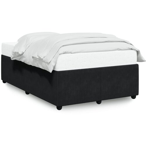 VidaXL Okvir kreveta crni 120 x 190 cm bar&amp;scaron;unasti Slike