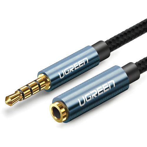 Ugreen AV118 adapter mini jack 3,5 mm - 0.5m - Modra Slike
