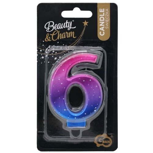  Lepota in čar: Sveča s številko, nočno nebo - 6 Cene