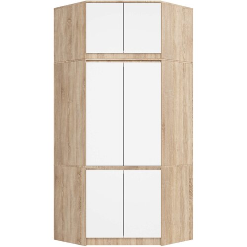 AKORD KOTNI KABINET S PLOŠČO S100 SONOMA HRAST / BELA, (21713802) Cene