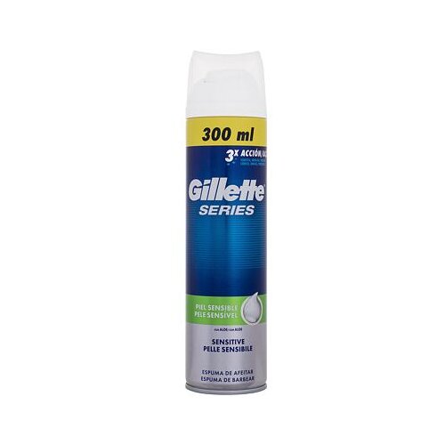 Gillette Series Sensitive pena za britje za občutljivo kožo 300 ml za mo&amp;scaron;ke Slike