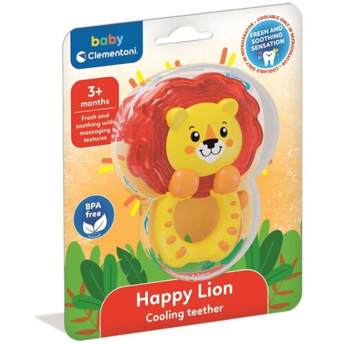 Clementoni Happy Lion hladilno grizalo z levom - Baby Slike