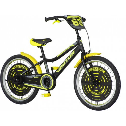 Visitor RAN200 Ranger 20 crno-žuti 2020 dečiji bicikl Slike