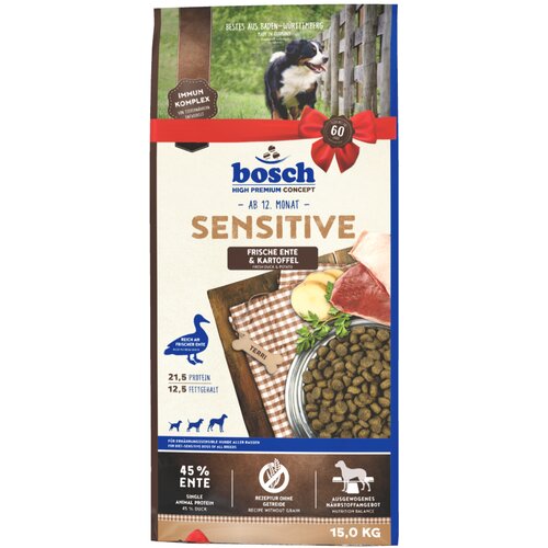 Bosch Sensitive raca in krompir - Varčno pakiranje: 2 x 15 kg Cijene