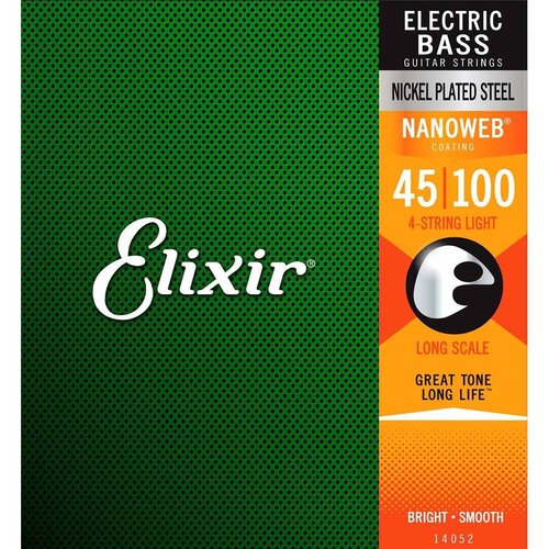 Elixir Žice za bas gitaru 14052 Light, 045-100, Nikl Slike