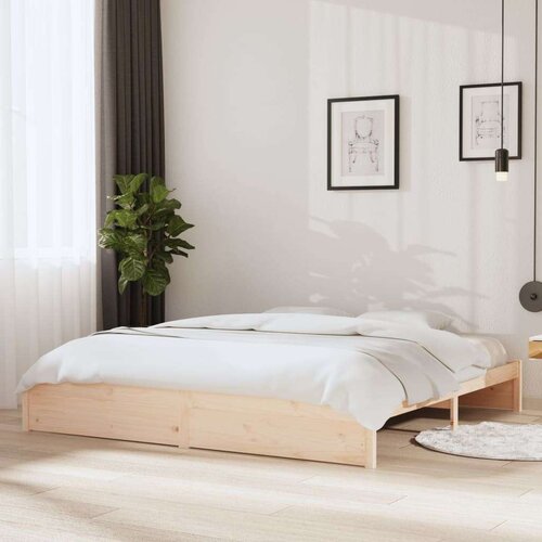  Okvir za krevet od masivnog drva 200 x 200 cm Slike