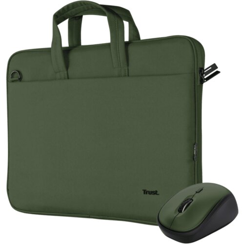 Trust Bologna torba i miš set torba za laptop 16”, zelena silent miš Cijene