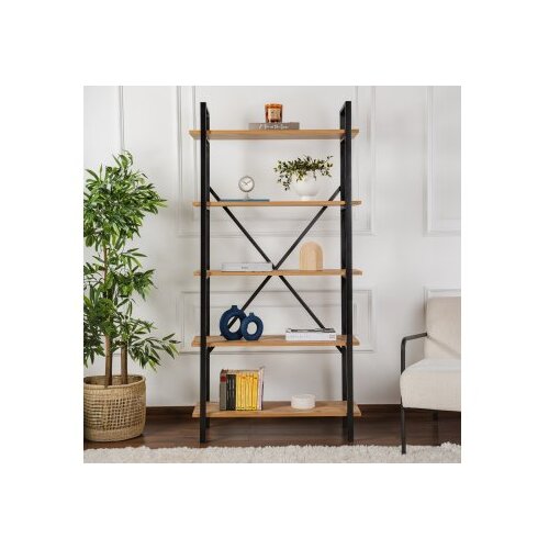 Hanah home polica za knjige elysian atlantic pine black Slike