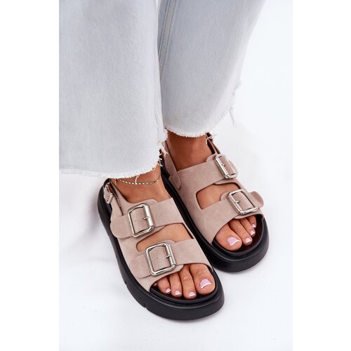 Big Star Suede Women&amp;#039;s Sandals with Buckles Slike