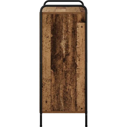  Ormar za cipele 76 x 36 5 x 93 cm Konstruirano drvo Staro drvo - Staro drvo 76 x 36 5 x 93 cm 4 etaže s vratima Slike