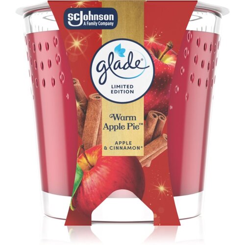 Glade Warm Apple Pie mirisna svijeća 112 g Slike