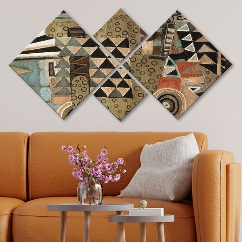 Wallity slika 4MDF56731096, 60x115 cm, 4 dijela Cene