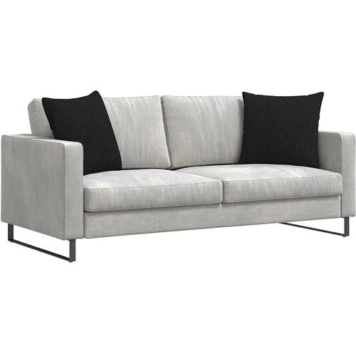  Jastučići za sofu 2 pcs Crna 50 x 50 cm tkanina Slike