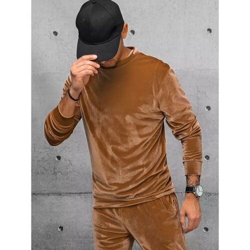 DStreet BX5530 camel men's sweatshirt Slike