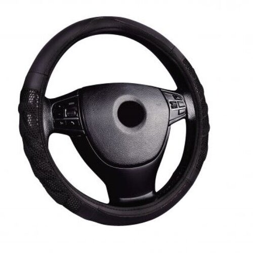 Oem Navlaka za volan, 38 cm, Comfort, Crna Cene